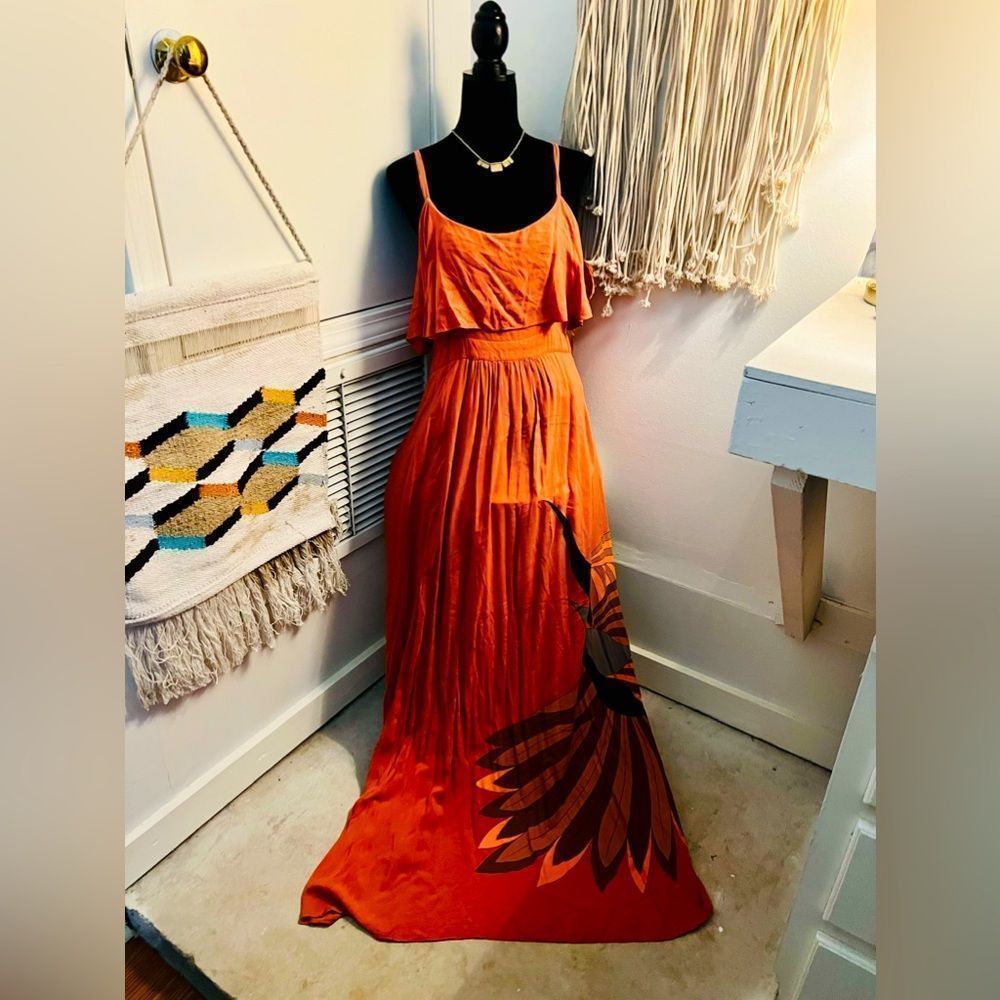 Free People Handpainted maxi dress